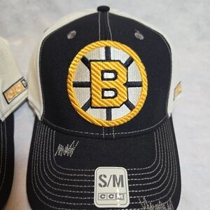 New CCM/Reebok Boston Bruins NHL Men's Adjustable Strapback Cap Hat S/M L/XL